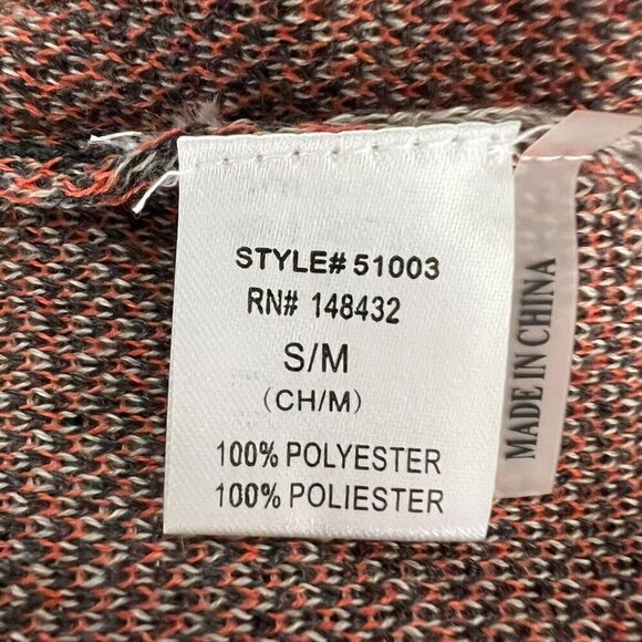 Bajee Collection By Becool Womens Multicolor Long Sleeve Cardigan Sweater Sz S/M - Picture 9 of 9